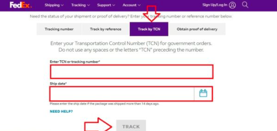 FedEx Tracking Steps by TCN