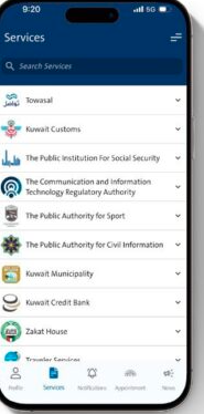 How to Book a biometric appointment in Kuwait Using Sahel App